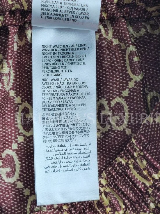 GUCCI PANTS GG SUPREME PRINT SILK LOUNGE TROUSERS - Picture 15 of 15